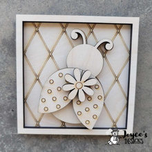 Load image into Gallery viewer, Interchangeable Wooden Tissue Box Cover – Fits 4.25” Insert Signs – DIY Home Décor Cube Base