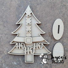 Load image into Gallery viewer, Shelf Sitting Tree Ho Ho Ho