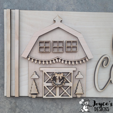 Load image into Gallery viewer, Country Christmas Mantel Sign