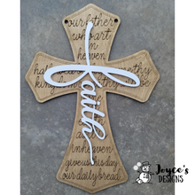 Load image into Gallery viewer, Cross- Faith Doorhanger