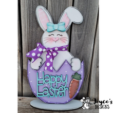 Load image into Gallery viewer, Easter Bunny in Egg Shelf Sitter