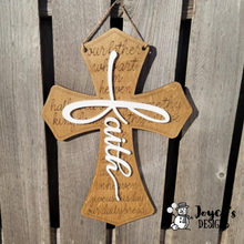 Load image into Gallery viewer, Cross- Faith Doorhanger
