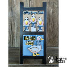 Load image into Gallery viewer, Interchangeable Standing Ladder Frame Shelf Sitter Design