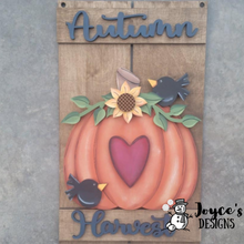 Load image into Gallery viewer, Pumpkin Harvest Pallet Doorhanger