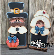 Load image into Gallery viewer, Pilgrim Boy Shelf Sitter Wood Blank – 3" x 7"