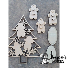 Load image into Gallery viewer, Shelf Sitting Tree Gingerbread