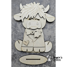 Load image into Gallery viewer, Highland Cow ( boy) Shelf Sitter