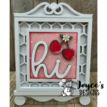Load image into Gallery viewer, Interchangeable Standing Ladder Frame Shelf Sitter Design