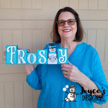 Load image into Gallery viewer, Frosty the Snowman Blocks