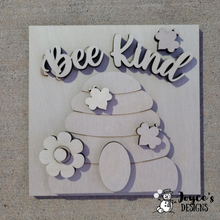 Load image into Gallery viewer, Interchangeable Wooden Tissue Box Cover – Fits 4.25” Insert Signs – DIY Home Décor Cube Base