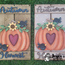 Load image into Gallery viewer, Pumpkin Harvest Pallet Doorhanger