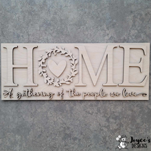 Load image into Gallery viewer, Home Farmhouse Mantel Sign