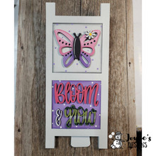 Load image into Gallery viewer, Interchangeable Standing Ladder Frame Shelf Sitter Design