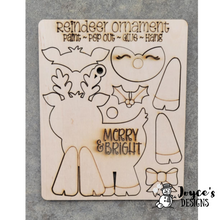 Load image into Gallery viewer, Reindeer Pop-Out Ornament