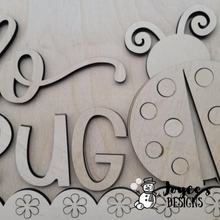 Load image into Gallery viewer, Hello Ladybug doorhanger