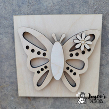 Load image into Gallery viewer, Interchangeable Wooden Tissue Box Cover – Fits 4.25” Insert Signs – DIY Home Décor Cube Base