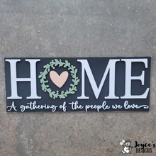 Load image into Gallery viewer, Home Farmhouse Mantel Sign