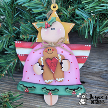 Load image into Gallery viewer, Angel Ornaments- Joy, Believe, Merry and Bright