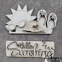 Load image into Gallery viewer, Farmhouse Interchangeable Bread Board Shelf Sitter Design