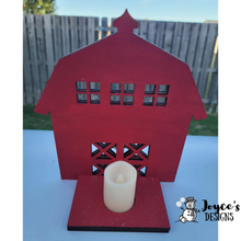 Load image into Gallery viewer, Christmas Barn Votive Shelf Sitter