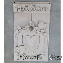 Load image into Gallery viewer, Pumpkin Harvest Pallet Doorhanger