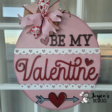 Load image into Gallery viewer, Be My Valentine doorhanger