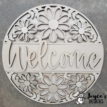 Load image into Gallery viewer, Welcome Daisies Doorhanger