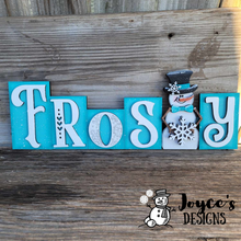 Load image into Gallery viewer, Frosty the Snowman Blocks