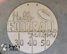 Load image into Gallery viewer, Football Doorhanger