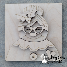 Load image into Gallery viewer, Interchangeable Wooden Tissue Box Cover – Fits 4.25” Insert Signs – DIY Home Décor Cube Base