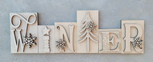 Load image into Gallery viewer, Winter Woodblocks