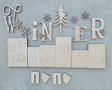 Load image into Gallery viewer, Winter Woodblocks