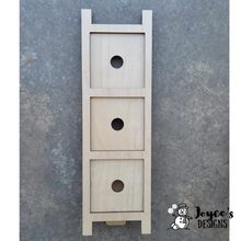 Load image into Gallery viewer, Interchangeable Standing Ladder Frame Shelf Sitter Design