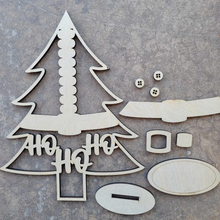 Load image into Gallery viewer, Shelf Sitting Tree Ho Ho Ho