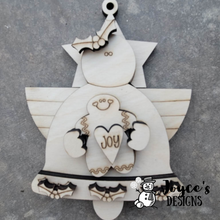 Load image into Gallery viewer, Angel Ornaments- Joy, Believe, Merry and Bright