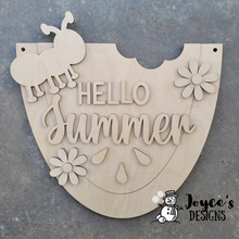 Load image into Gallery viewer, Hello Summer Watermelon Doorhanger