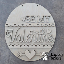 Load image into Gallery viewer, Be My Valentine doorhanger