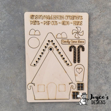 Load image into Gallery viewer, Gingerbread house Pop-Out Ornament