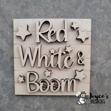 Load image into Gallery viewer, Interchangeable Wooden Tissue Box Cover – Fits 4.25” Insert Signs – DIY Home Décor Cube Base