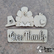 Load image into Gallery viewer, Farmhouse Interchangeable Bread Board Shelf Sitter Design