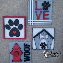 Load image into Gallery viewer, Interchangeable Wooden Tissue Box Cover – Fits 4.25” Insert Signs – DIY Home Décor Cube Base