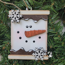 Load image into Gallery viewer, Marshmallow Snowman Ornament
