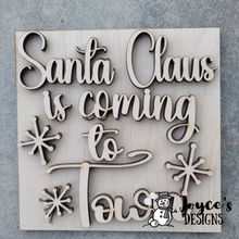 Load image into Gallery viewer, Interchangeable Wooden Tissue Box Cover – Fits 4.25” Insert Signs – DIY Home Décor Cube Base