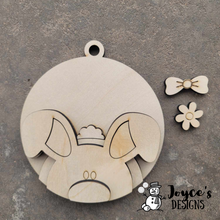 Load image into Gallery viewer, Easter Bunny Basket Tag/Ornament