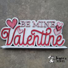 Load image into Gallery viewer, Be Mine Valentine shelf sitter