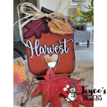 Load image into Gallery viewer, Harvest Pumpkin Tealight Shelf Sitter