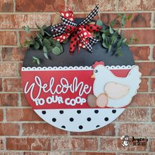 Load image into Gallery viewer, Welcome to Our Coop Doorhanger