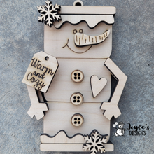 Load image into Gallery viewer, Marshmallow Snowman with Arms