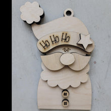 Load image into Gallery viewer, Santa With Star Ornament
