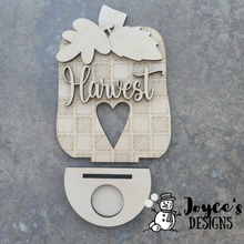 Load image into Gallery viewer, Harvest Pumpkin Tealight Shelf Sitter